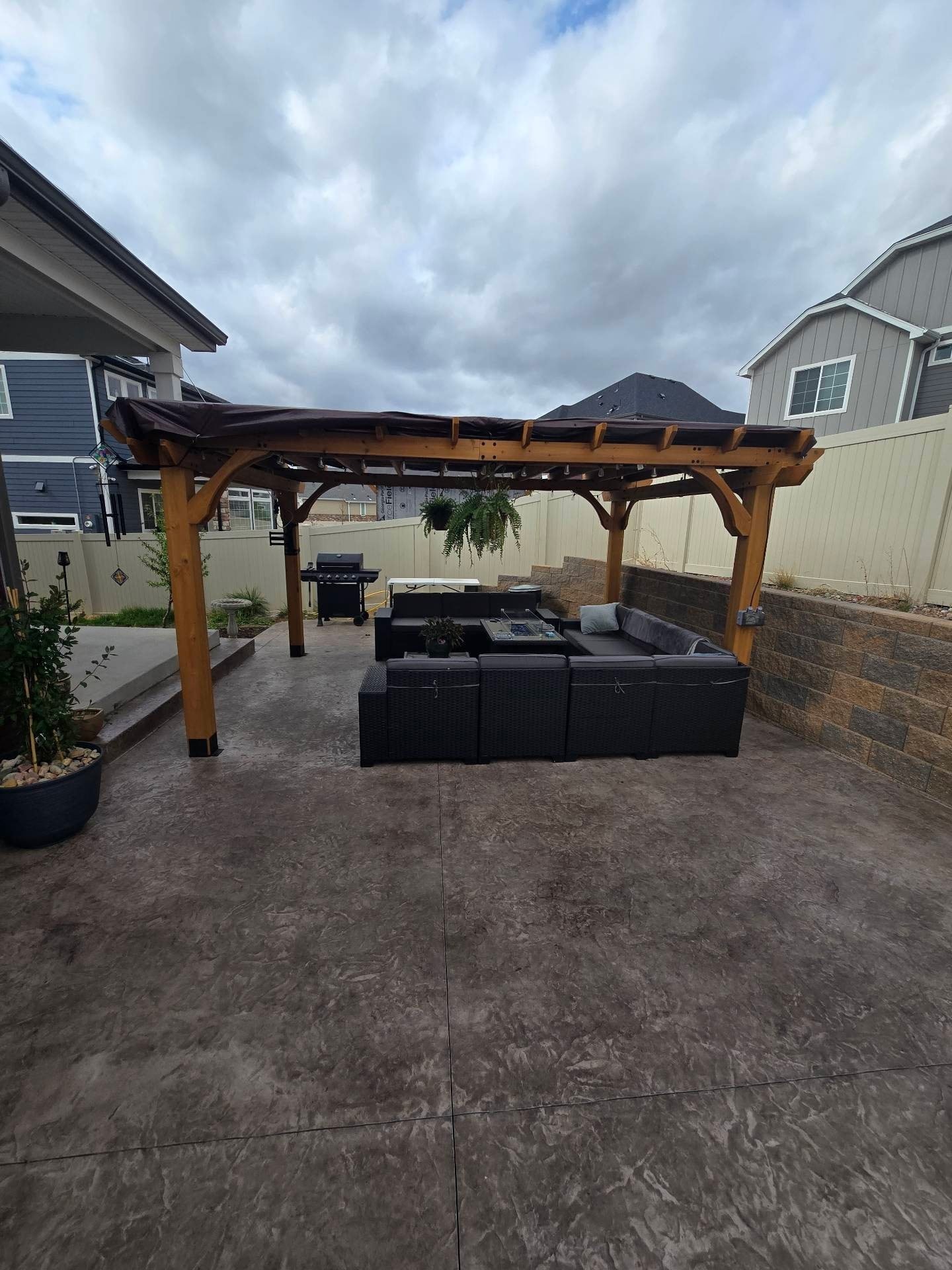 Decorative Concrete project by Yardage Outdoor Living