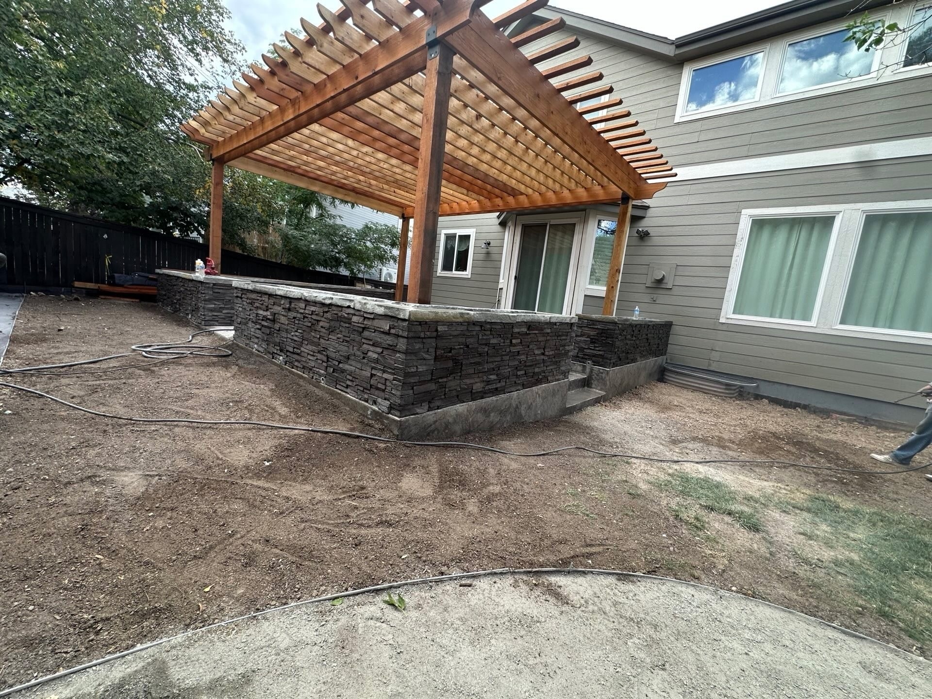 Pergola Backyard Construction — Yardage Outdoor Living